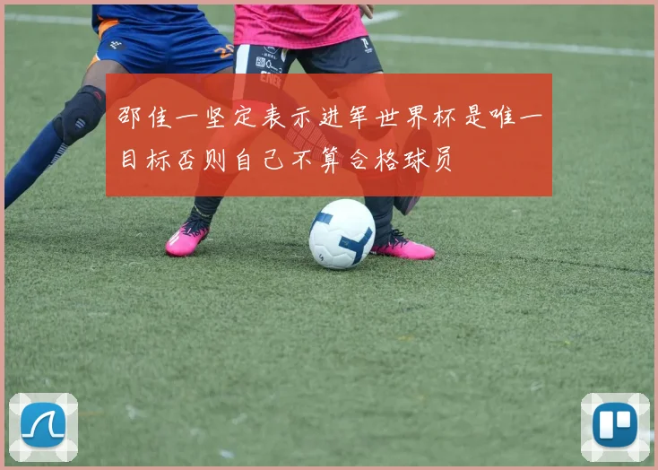 邵佳一坚定表示进军世界杯是唯一目标否则自己不算合格球员